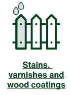 Stains, varnishes and wood coatings