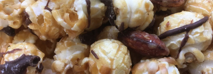 Reduced-Sugar Candied Popcorn