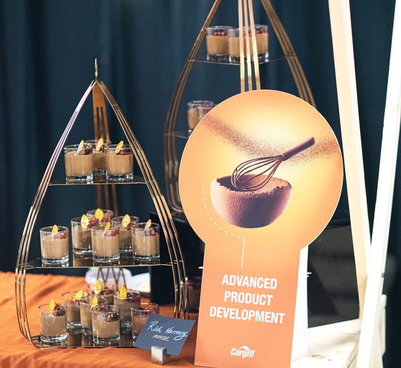 Cargill solutions in chocolate mousse