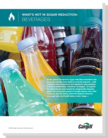 What's Hot in Sugar Reduction Beverages