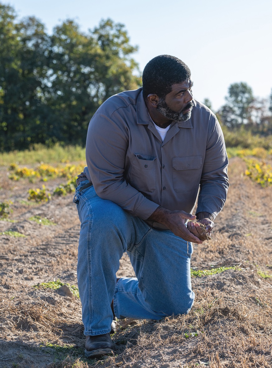 John Lee in Cotton Field