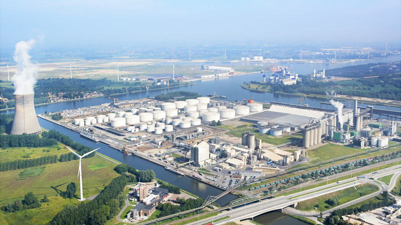 An aerial view of Cargill’s biodiesel plant in Ghent, Belgium. An aerial view of Cargill’s biodiesel plant in Ghent, Belgium.