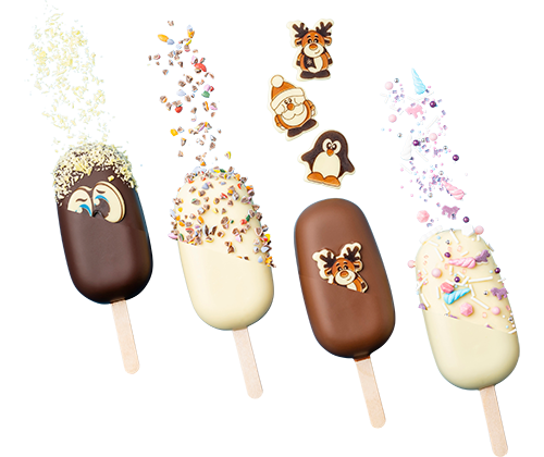 Decorations & Inclusions for Ice Cream - Customized Solutions
