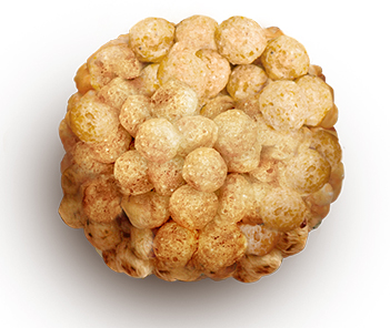 Seaweed and wasabi crisp ball