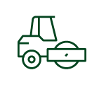 green steamroller