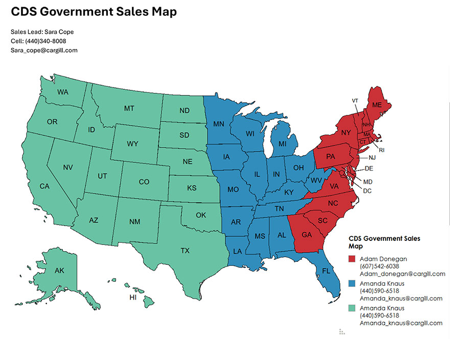 Road Safety Government Sales Map 2025