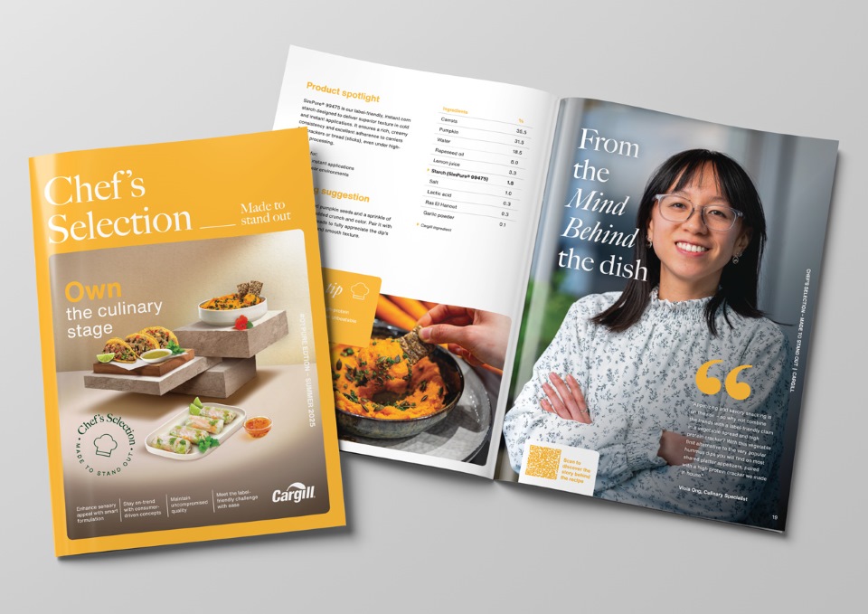 Chef's Selection menu