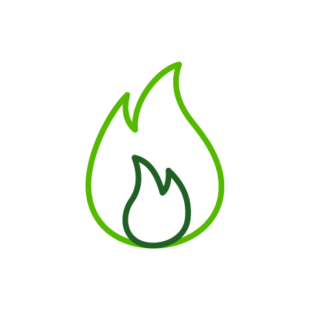 High fire point icon