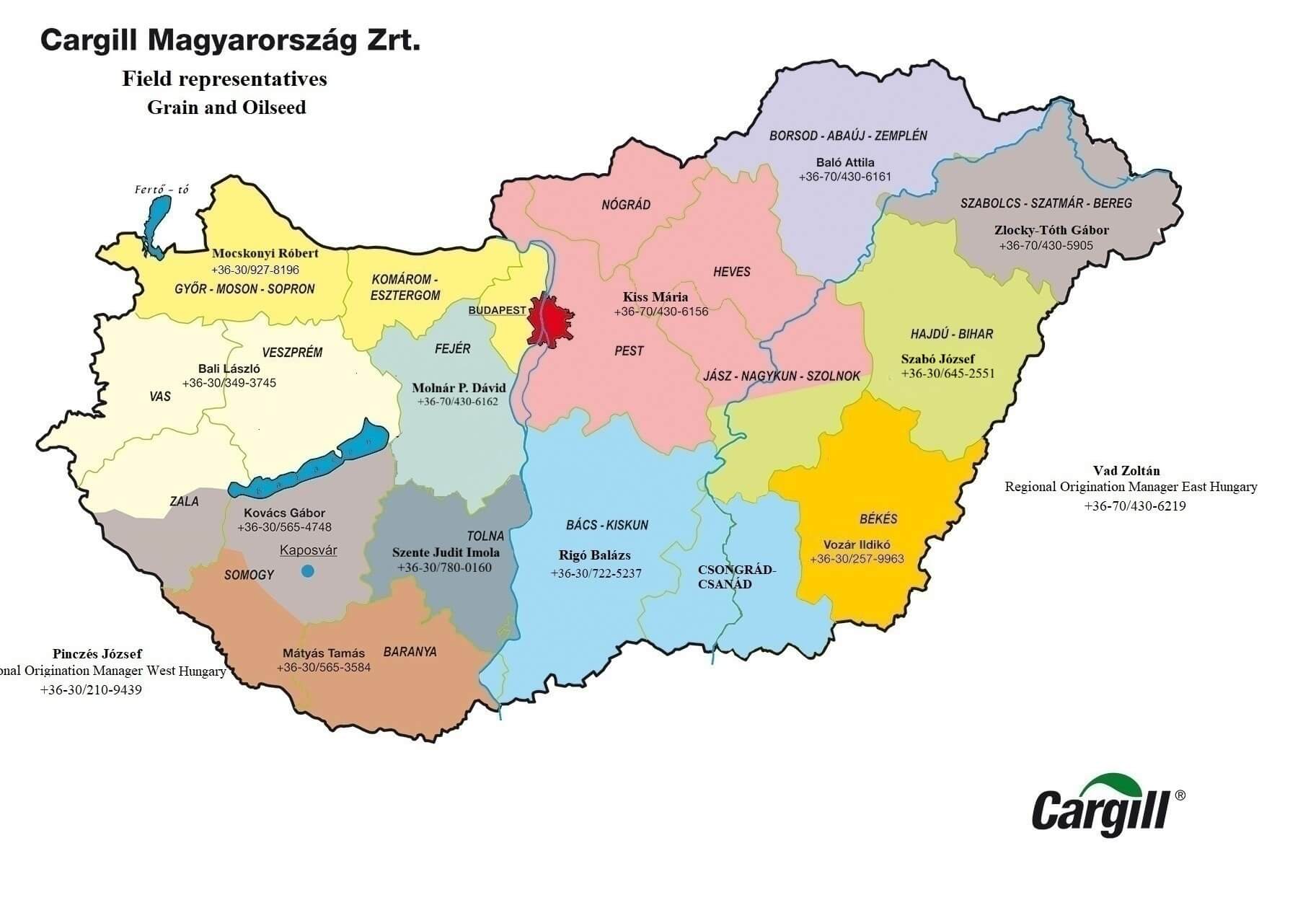 Hungary map