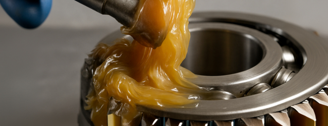 tooth gear cogwheel with industrial grease