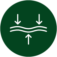 alternating arrows pointing to curved lines