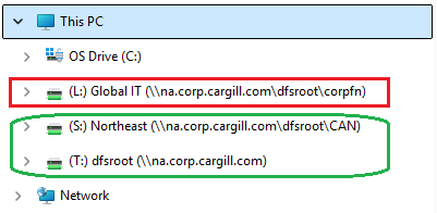 PCRefresh mapped drives