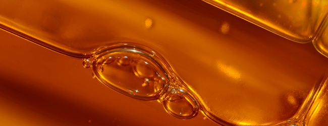 Golden liquid bubbles