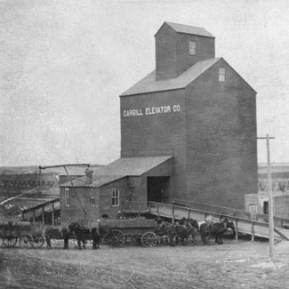 A grain storage structure, 1885