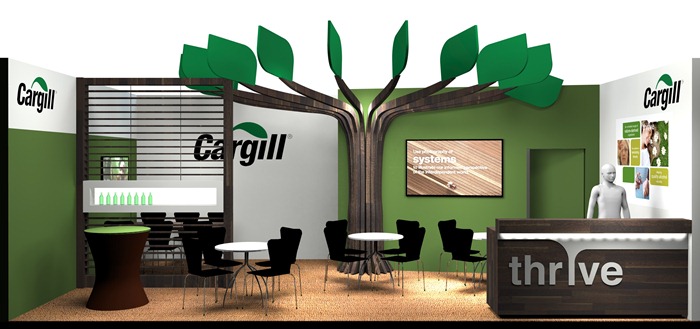 The Cargill stand at in-Cosmetics 2014.
