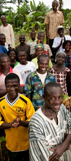 Financial and technical support from Cargill will provide 6,000 more Ghanaian cocoa farmers and community members with access to CocoaLink, a program which uses mobile phone voice and SMS text messages to connect cocoa farmers with information about good farming practices, labor safety, and crop marketing. 