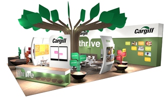 Illustration of Cargill's stand at FiE.