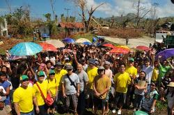 Cargill employee volunteers in Capiz, Leyte. Philippines.